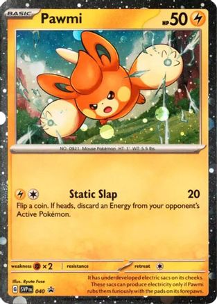 Pawmi (Cosmos Holo) (40) Holofoil - Black Star Promos