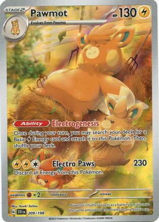 Pawmot (209) Holofoil - Scarlet & Violet