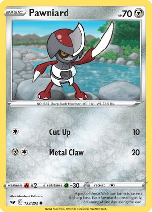Pawniard (133) Reverse Holofoil - Sword & Shield