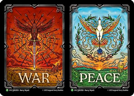 Peace // War (JDG058) - Flesh and Blood: Promo Cards