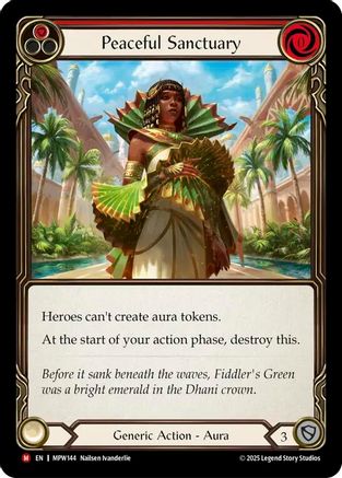 Peaceful Sanctuary (Red) (MPW144) - Mastery Pack Warrior