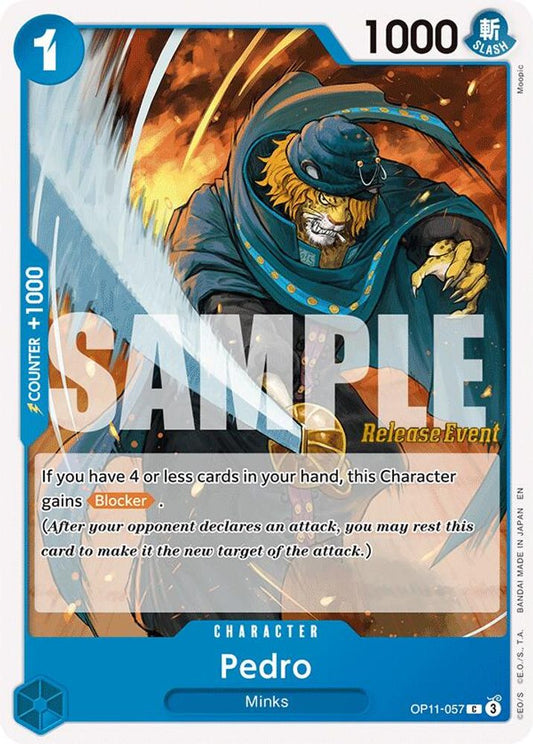Pedro (OP11-057) Release Event Cards
