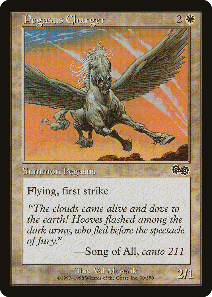 Pegasus Charger (030) - Urza's Saga