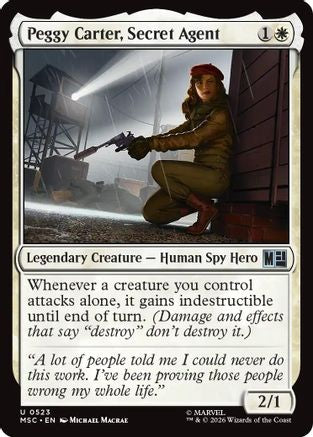 Peggy Carter, Secret Agent (523) - Commander: Marvel Super Heroes
