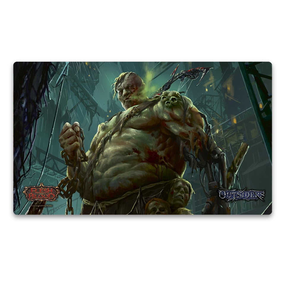 Flesh and Blood Playmat Riptide, Lurker of the Deep | Silver Goblin