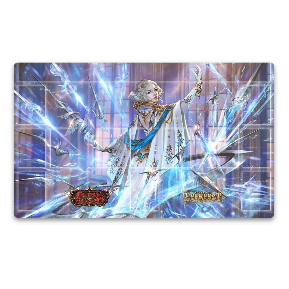 Flesh and Blood Playmat Shimmer of Silver | Silver Goblin