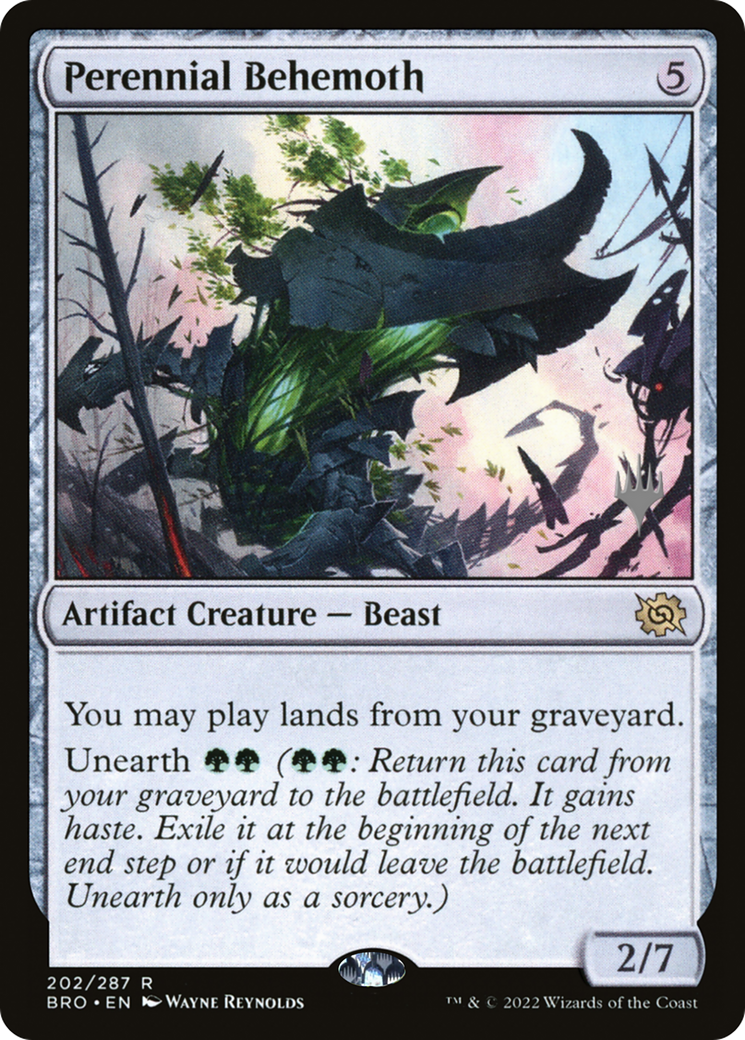 Perennial Behemoth (202p) - The Brothers' War Promos Foil