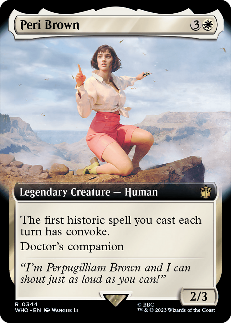 Peri Brown (Extended Art) (344) - Doctor Who