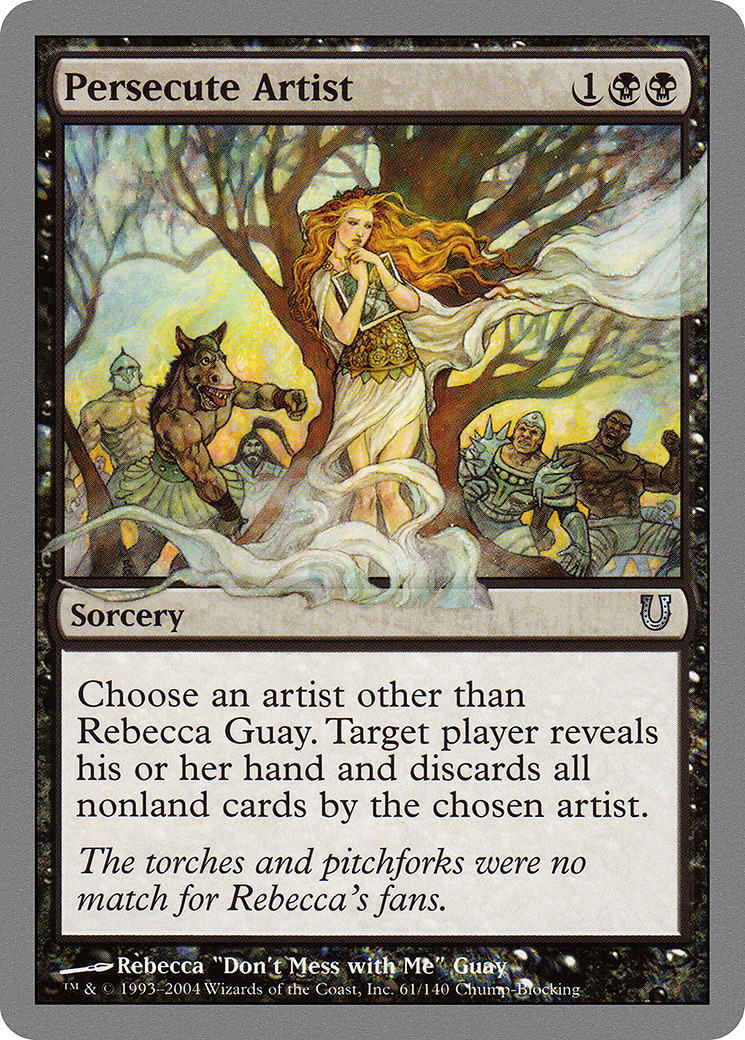 Persecute Artist (061) Foil - Unhinged