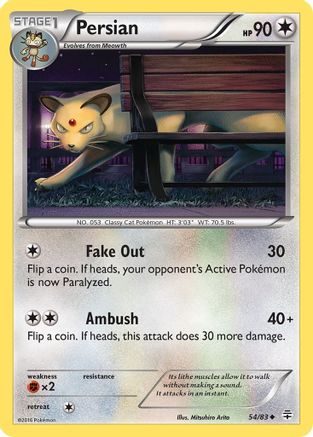 Persian (54) Reverse Holofoil - Generations