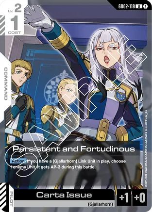 Persistent and Fortudinous (GD02-119) - Dual Impact