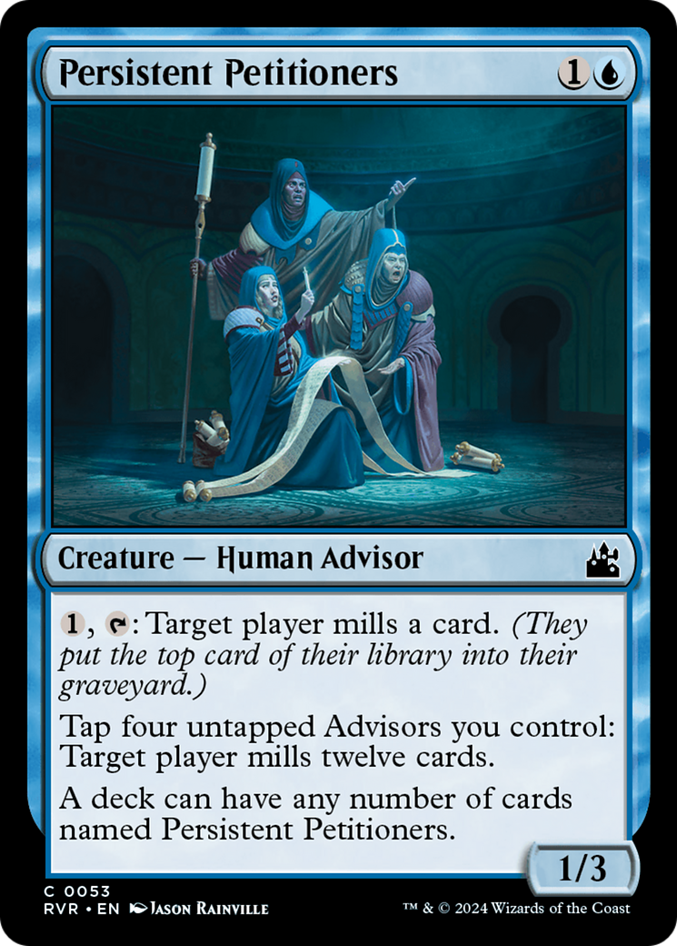 Persistent Petitioners (053) Foil - Ravnica Remastered