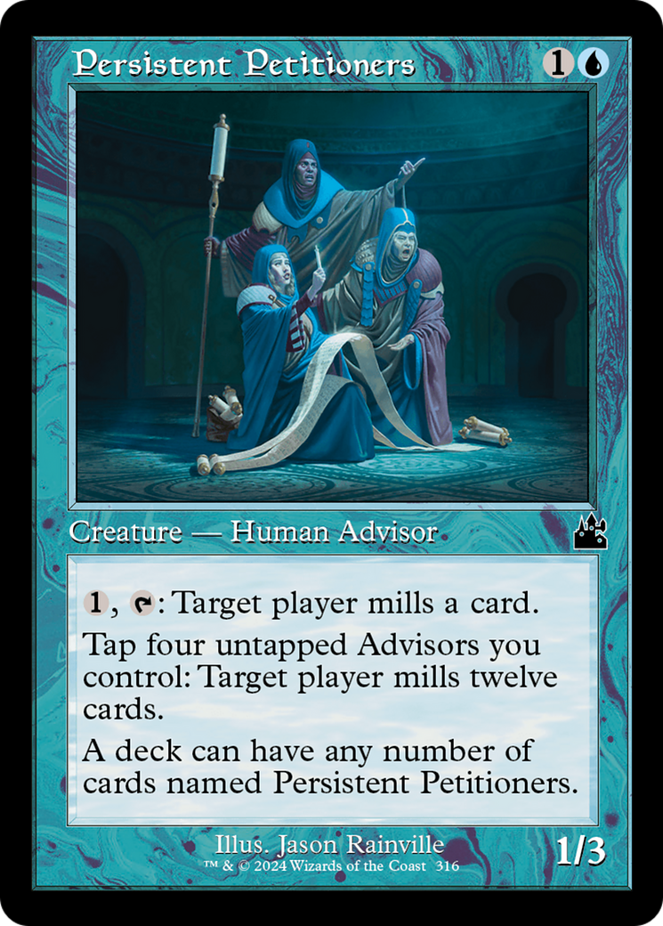 Persistent Petitioners (Retro) (316) Foil - Ravnica Remastered