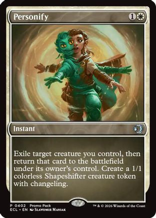 Personify (Promo Pack) (402) Foil - Lorwyn Eclipsed