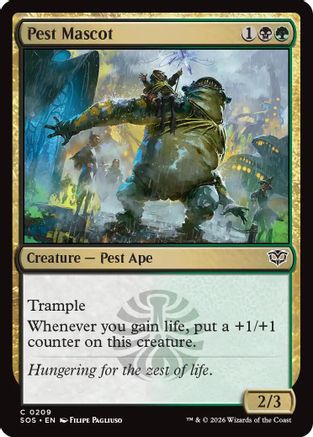 Pest Mascot (209) Foil - Secrets of Strixhaven