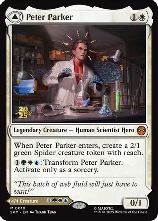 Peter Parker (010) Foil - Prerelease Cards