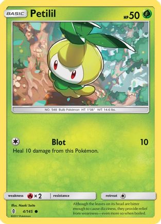Petilil (4) Reverse Holofoil - Guardians Rising