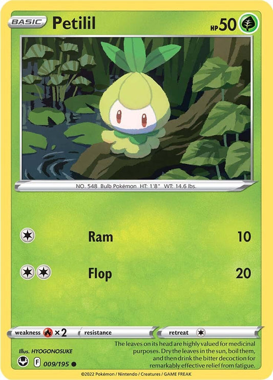 Petilil (9) Reverse Holofoil - Silver Tempest
