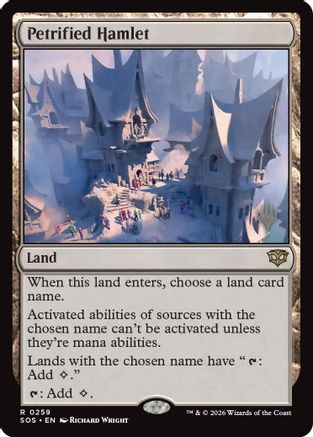 Petrified Hamlet (Promo Pack) (259) Foil - Secrets of Strixhaven
