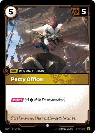 Petty Officer (215) Foil - Origins