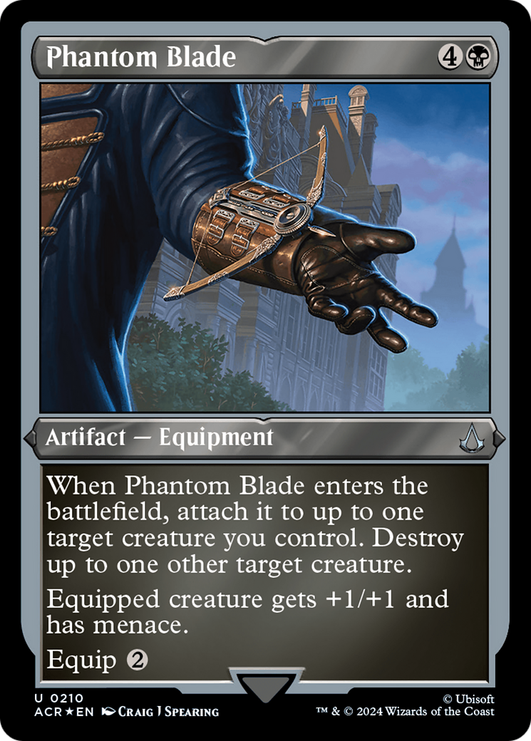 Phantom Blade (210) Etched Foil - Assassin's Creed