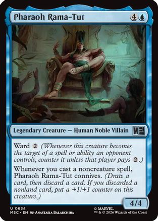 Pharaoh Rama-Tut (634) Foil - Commander: Marvel Super Heroes