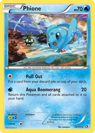 Phione (36) Reverse Holofoil - Legendary Treasures