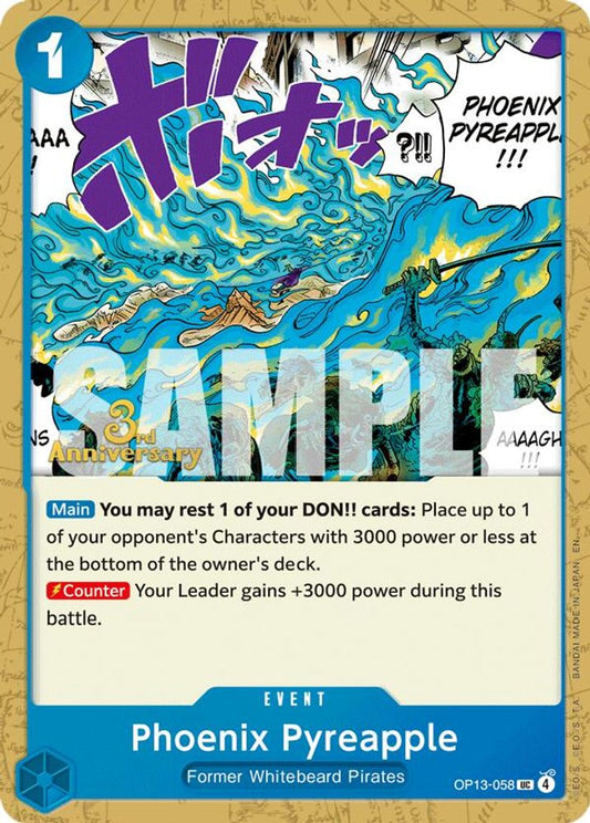Phoenix Pyreapple (OP13-058) 3rd Anniversary Tournament Cards