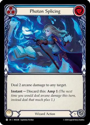 Photon Splicing (Blue) (ROS206) Rainbow Foil - Rosetta