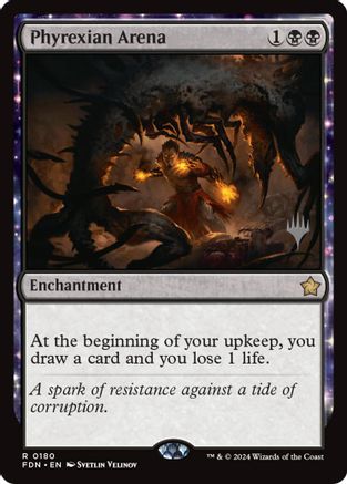 Phyrexian Arena (Promo Pack) (180) Foil - Secrets of Strixhaven