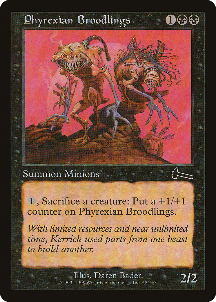 Phyrexian Broodlings (058) - Urza's Legacy