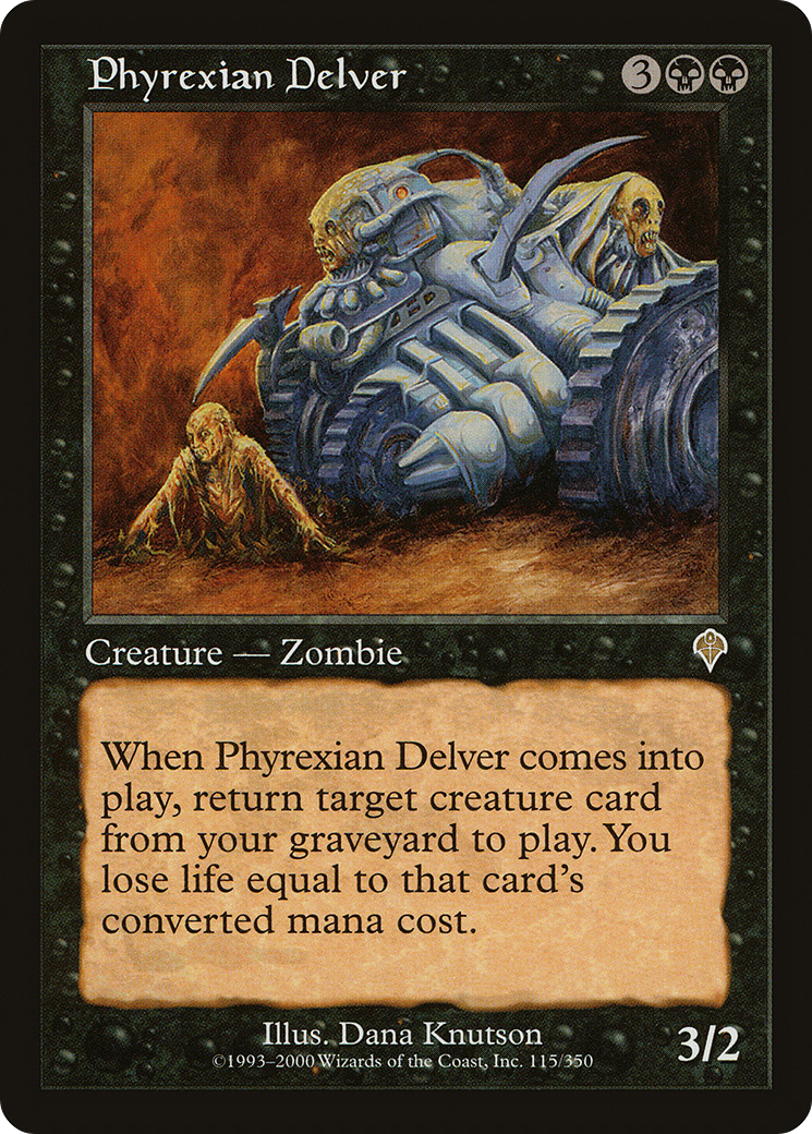 Phyrexian Delver (115) Foil - Invasion