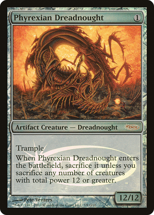 Phyrexian Dreadnought (003) Foil - Judge Gift Cards 2010