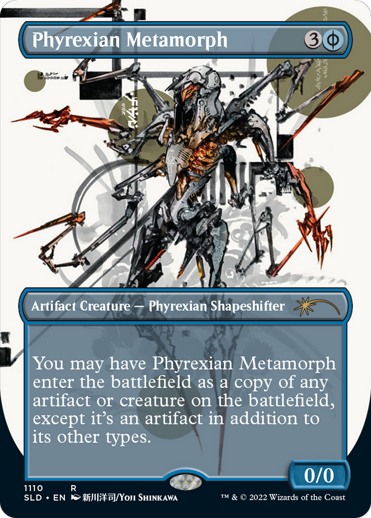 Phyrexian Metamorph (Borderless) (1110) - Secret Lair Drop