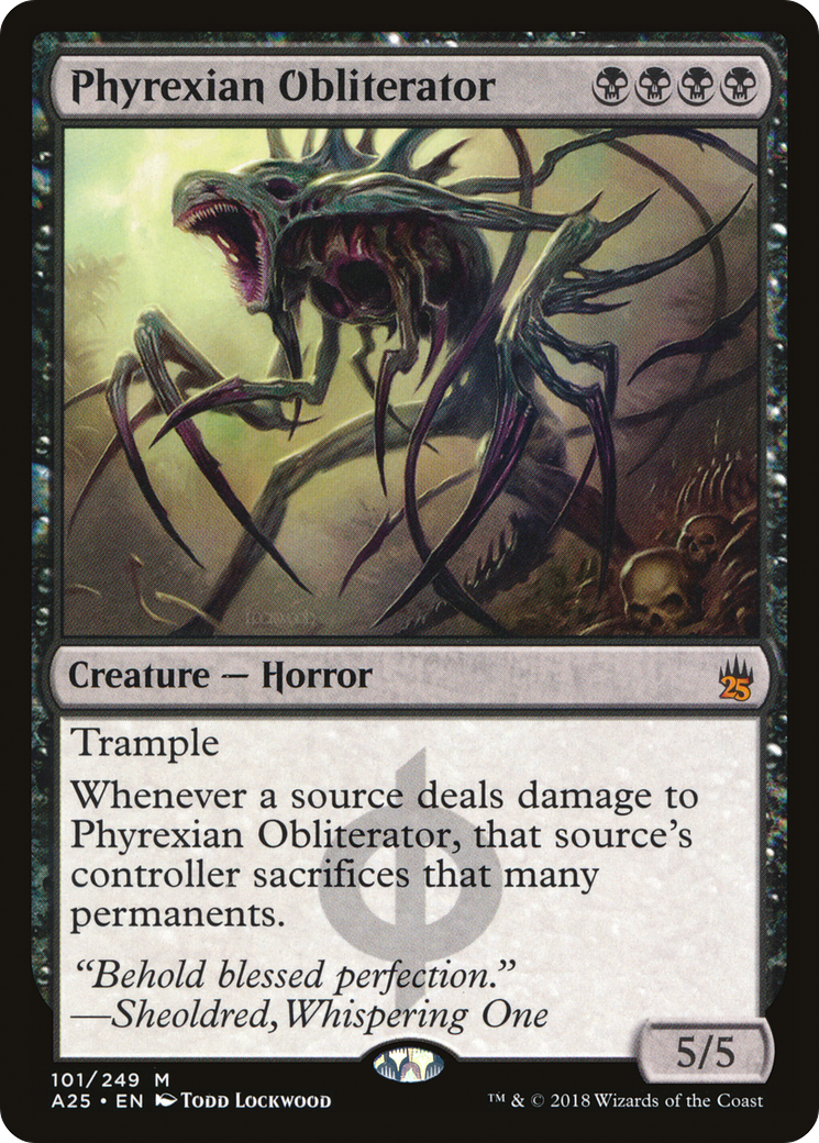 Phyrexian Obliterator (101) Foil - Masters 25