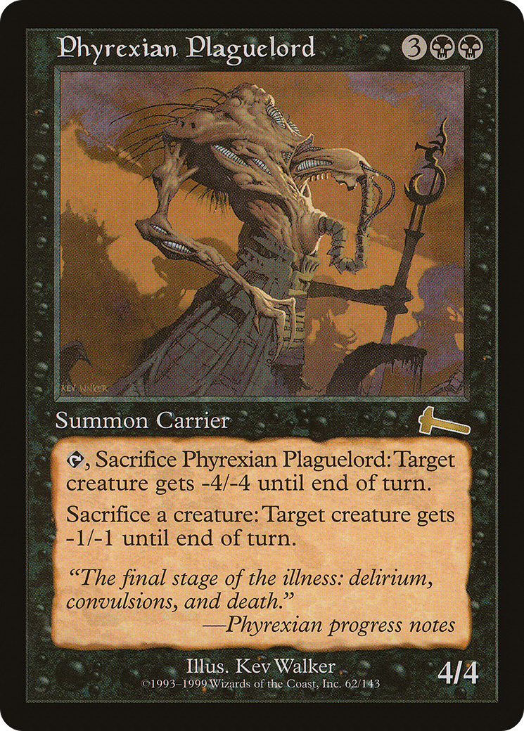 Phyrexian Plaguelord (062) Foil - Urza's Legacy
