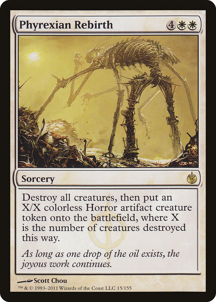 Phyrexian Rebirth (015) Foil - Mirrodin Besieged