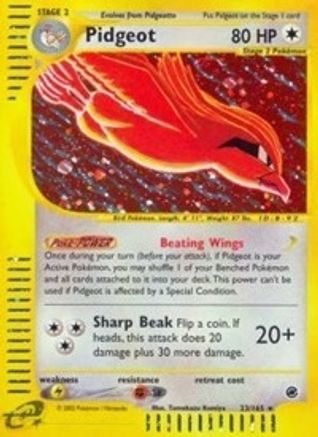 Pidgeot (23) Reverse Holofoil - Expedition