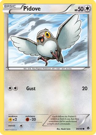 Pidove (80) Reverse Holofoil - Emerging Powers