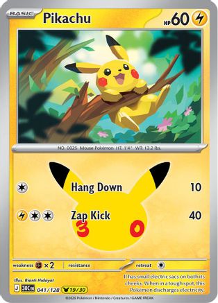 Pikachu (41) Holofoil - 30th Celebration