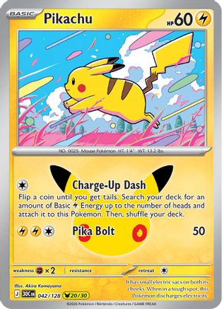Pikachu (42) Holofoil - 30th Celebration