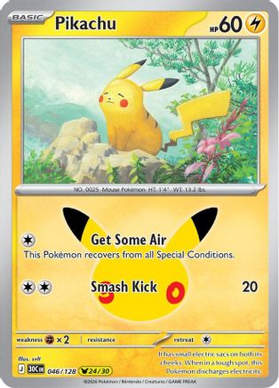 Pikachu (46) Holofoil - 30th Celebration