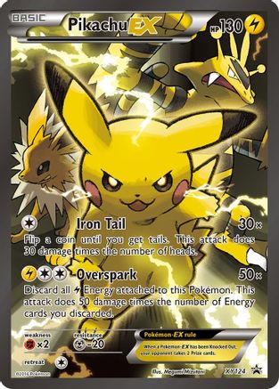 Pikachu EX (Alternate Full Art) (XY124) Holofoil - Black Star Promos