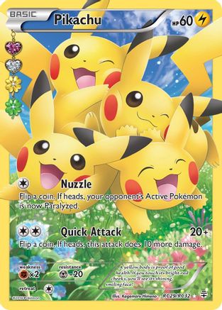 Pikachu (Full Art) (RC29) (Radiant Collection) Holofoil - Generations