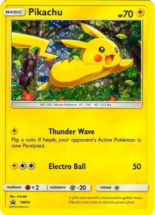 Pikachu (General Mills) (SM04) Holofoil - Miscellaneous Cards & Products