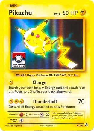 Pikachu (Pokemon League) (XY202) Holofoil - League & Championship Cards