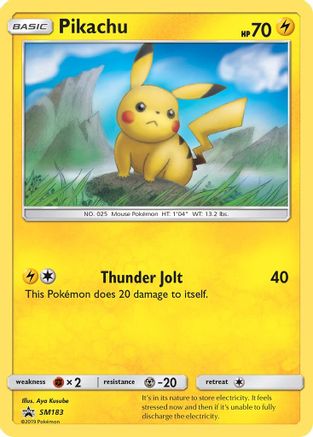 Pikachu (SM183) Holofoil - Black Star Promos