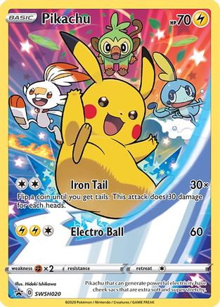 Pikachu (SWSH020) Holofoil - Black Star Promos