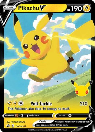 Pikachu V (SWSH143) Holofoil - Black Star Promos