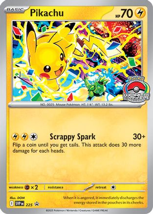 Pikachu (World Championship 2025) (225) - Black Star Promos